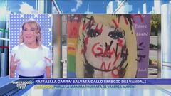 Raffaella Carrà salvata dallo sfregio dei vandali
