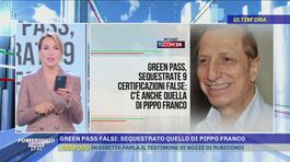 Green Pass falsi: sequestrato quello di Pippo Franco thumbnail