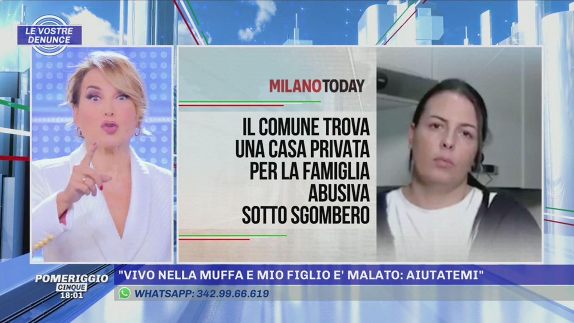 Pomeriggio Cinque: Cinisello Balsamo: risolto il caso della famiglia sotto  sgombero Video | Mediaset Infinity