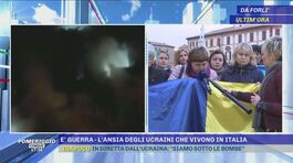 Ucraina, la manifestazione in piazza dei cittadini ucraini che vivono in Italia thumbnail