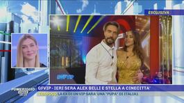 Gf Vip, Alex Belli e Stella ieri a Cinecittà thumbnail