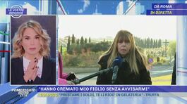 "Hanno cremato mio figlio senza avvisarmi" thumbnail
