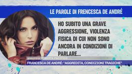 Francesca De André: "Aggredita, condizioni tragiche" thumbnail