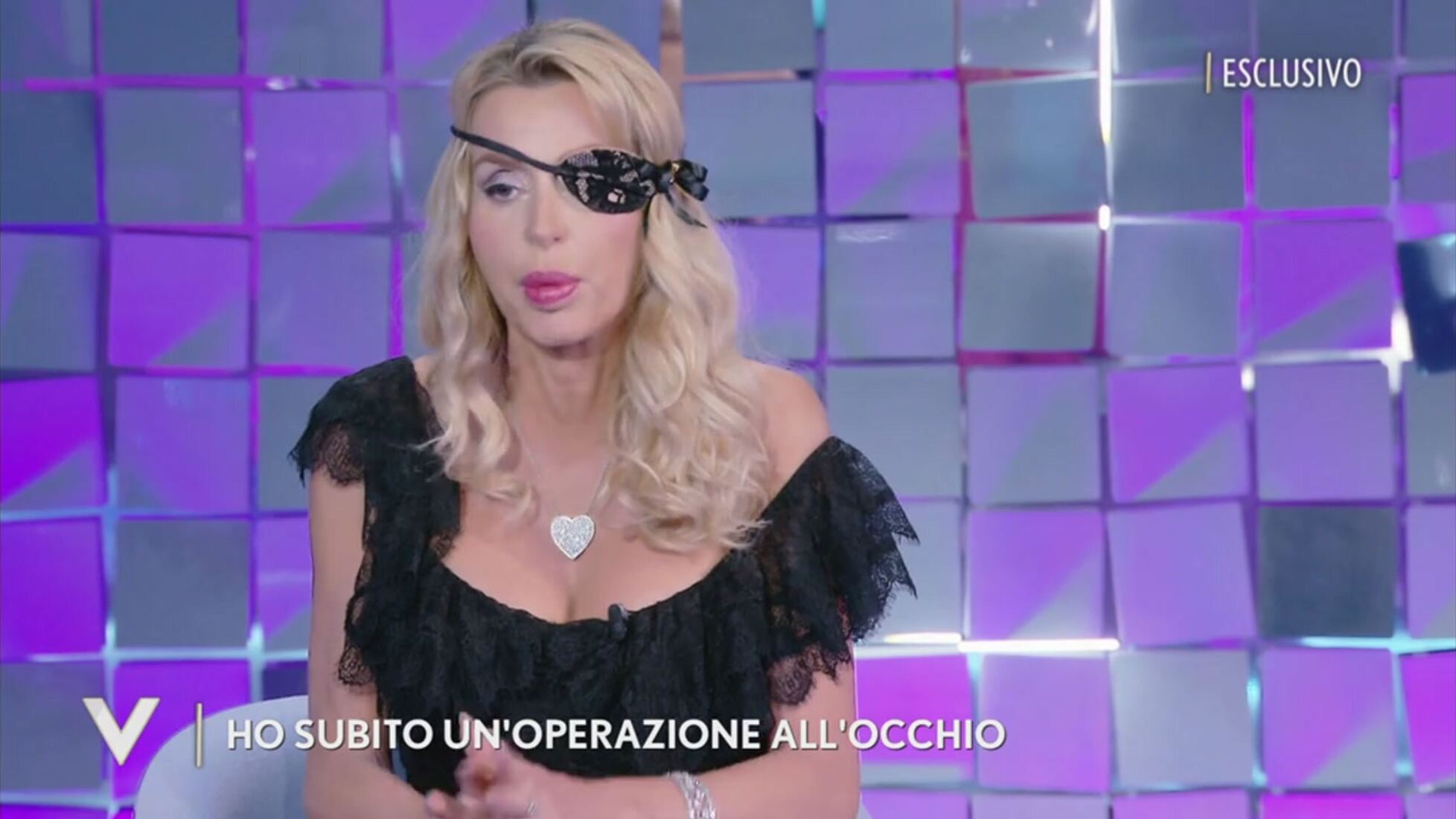 valeria marini ho subito un operazione all occhio verissimo video mediaset infinity