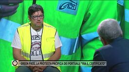 Green pass - In diretta il leader dei portuali di Trieste thumbnail