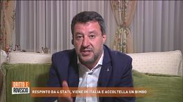 Bimbo accoltellato da immigrato, Matteo Salvini: "Inaccettabile la giustificazione di Lamorgese" thumbnail