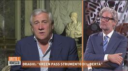Green pass, Antonio Tajani: "Strumento per impedire nuovi lockdown" thumbnail