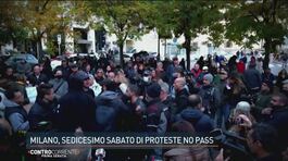 Milano, sedicesimo sabato di proteste No Pass thumbnail