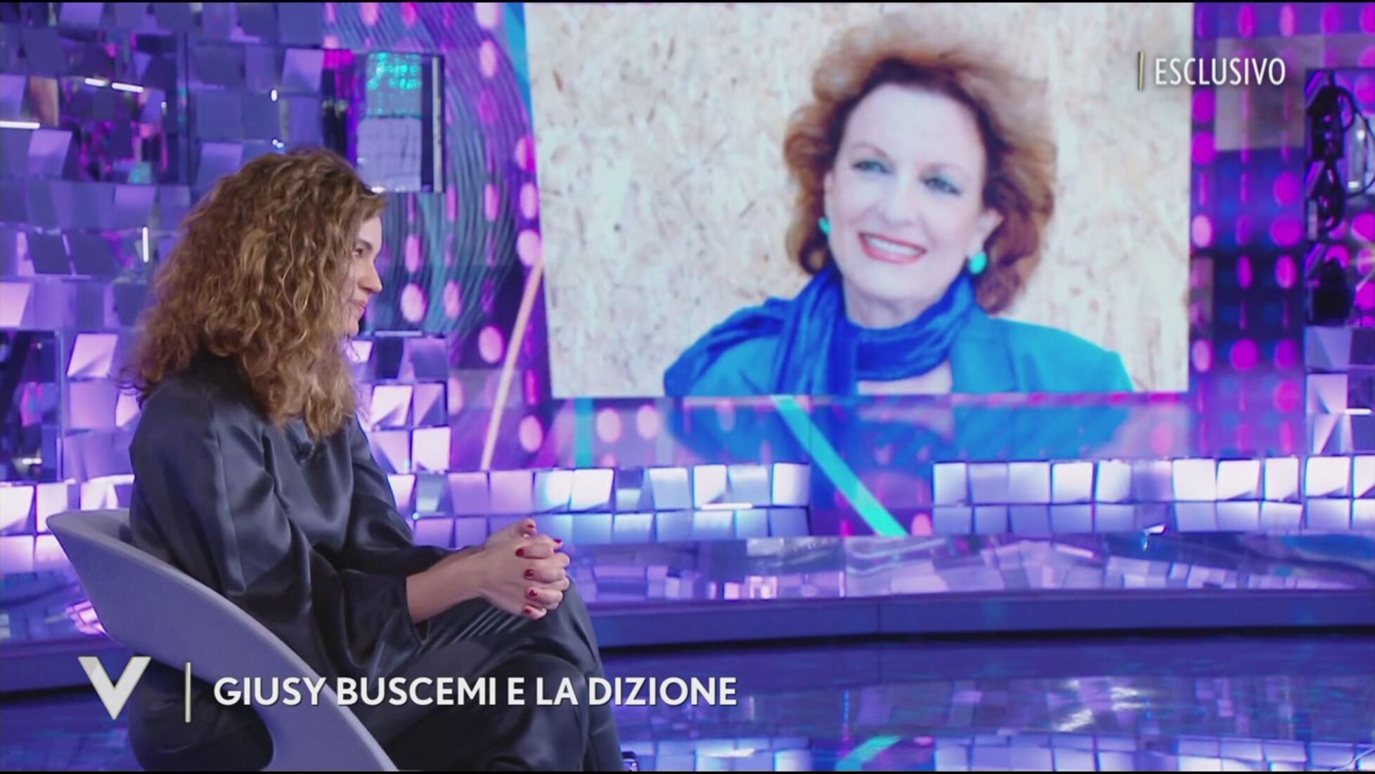 Verissimo Giusy Buscemi e la dizione Video Mediaset Infinity