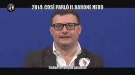 INTERVISTA: 2014: così parlò il Barone Nero thumbnail