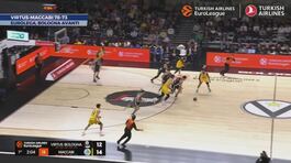 Virtus-Maccabi 78-73: Eurolega, Bologna avanti thumbnail