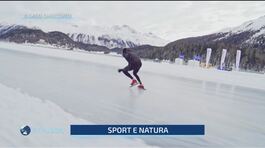 Sport e natura: a Saint Moritz il lago ghiacciato ospita moltissimi sportivi thumbnail
