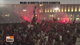 Milano: i festeggiamenti per lo scudetto del Milan thumbnail