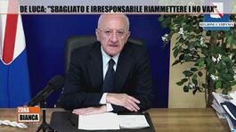 De Luca: "Sbagliato e irresponsabile riammettere i No Vax" thumbnail