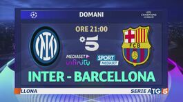 Champions su Canale 5, c'è Inter- Barcellona thumbnail