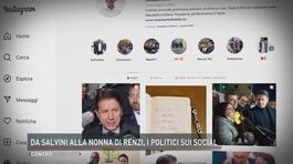 Da Salvini alla nonna di Renzi, i politici sui social thumbnail