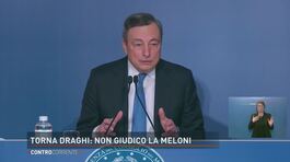 Torna Draghi: non giudico la Meloni thumbnail
