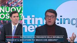 Quirinale, Renzi: "Draghi? È il giocatore più bravo che abbiamo" thumbnail