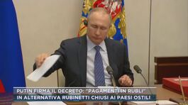 Putin firma il decreto: "Pagamenti in rubli" thumbnail