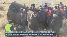 L'atterraggio della navicella spaziale Soyuz thumbnail
