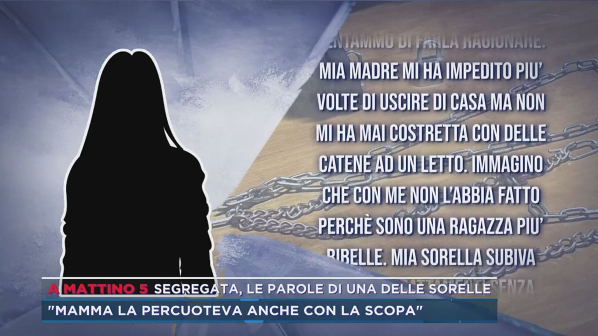 Mattino Cinque News: Segregata, le parole di una delle sorelle Video |  Mediaset Infinity