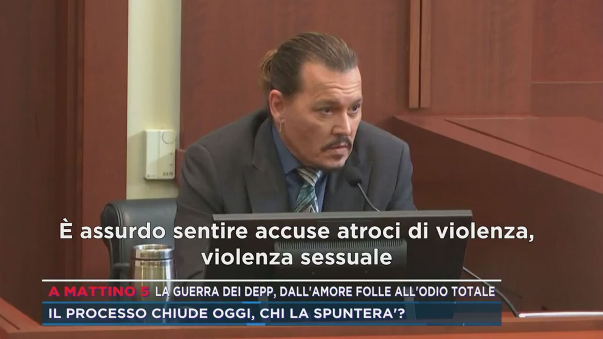 Mattino Cinque News: Johnny Depp, le accuse di violenza sessuale Video |  Mediaset Infinity