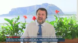Reddito di cittadinanza, parla Salvini thumbnail