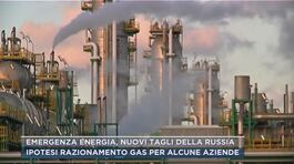 Emergenza energia, nuovi tagli della Russia: ipotesi razionamento gas per alcune aziende thumbnail