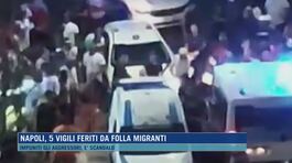Napoli, 5 vigili feriti da folla migranti thumbnail