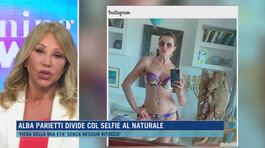 Alba Parietti divide col selfie al naturale thumbnail