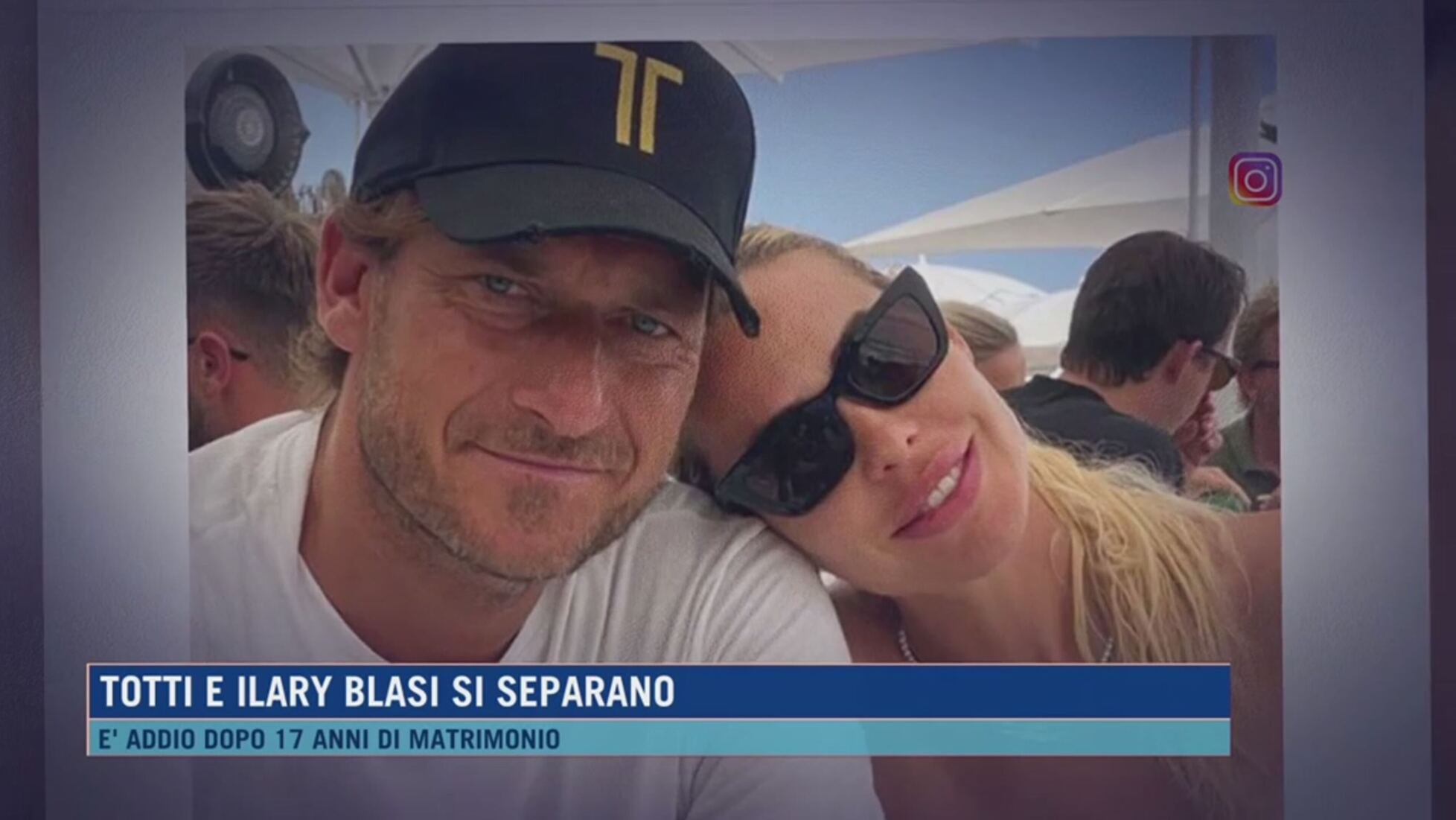 Francesco Totti e Ilary Blasi si separano dopo 17 anni di matrimonio