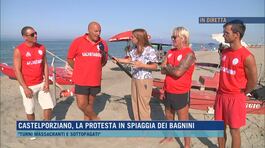 Castelporziano, la protesta in spiaggia dei bagnini thumbnail