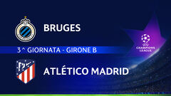 Bruges-Atlético Madrid: partita integrale