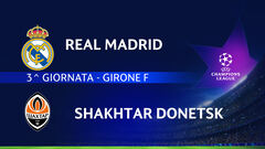 Real Madrid-Shakthtar Donetsk: partita integrale