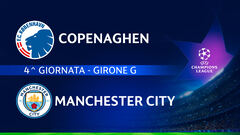 Copenaghen-Manchester City: partita integrale
