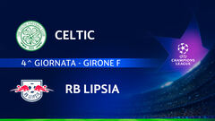 Celtic-RB Lipsia: partita integrale