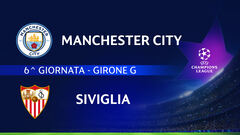 Manchester City-Siviglia: partita integrale