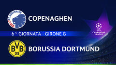 Copenaghen-Borussia Dortmund: partita integrale