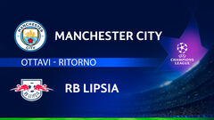 Manchester City-RB Lipsia: partita integrale