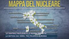 Le centrali nucleari e la mappa "segreta"