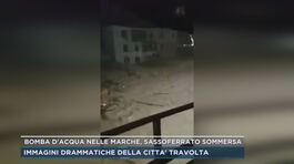 Bomba d'acqua nelle Marche, Sassoferrato sommersa thumbnail