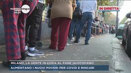 Milano, la gente in coda al "Pane quotidiano" thumbnail