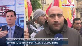 Palermo, la protesta dei percettori del reddito thumbnail