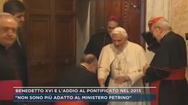 Benedetto XVI e l'addio al pontificato nel 2013 thumbnail