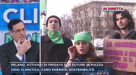 Milano, attivisti di Fridays for Future in piazza thumbnail