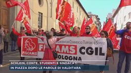 Schlein, Conte, studenti e sindacati insieme in piazza dopo le parole di Valditara thumbnail