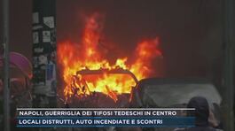 Napoli, guerriglia dei tifosi tedeschi in centro thumbnail