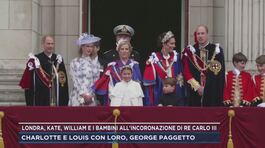 Londra, Kate, William e i bambini all'incoronazione di Re Carlo III thumbnail