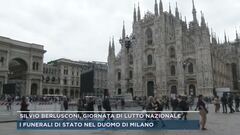 Milano, tutto pronto per i funerali di stato di Silvio Berlusconi