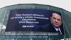 Silvio Berlusconi, l'emozionante ricordo a Mediaset